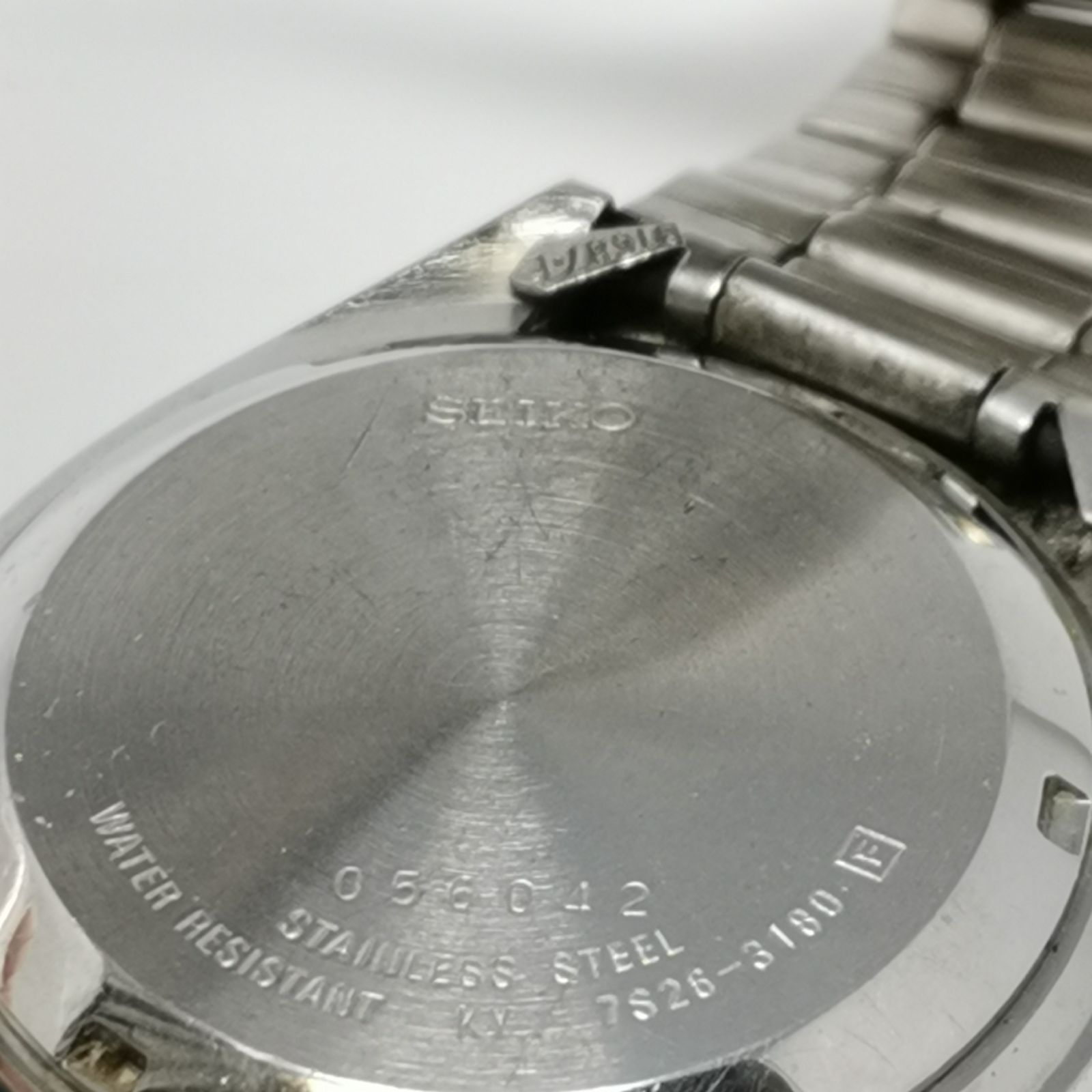 SEIKO セイコー 5 7S26-3180 自動巻 メンズ腕時計 文字盤黒 稼働品 