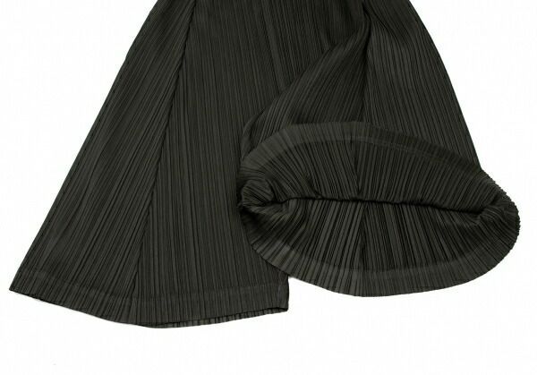 プリーツプリーズPLEATS PLEASE プリーツサルエルパンツ 深緑3 - メルカリ