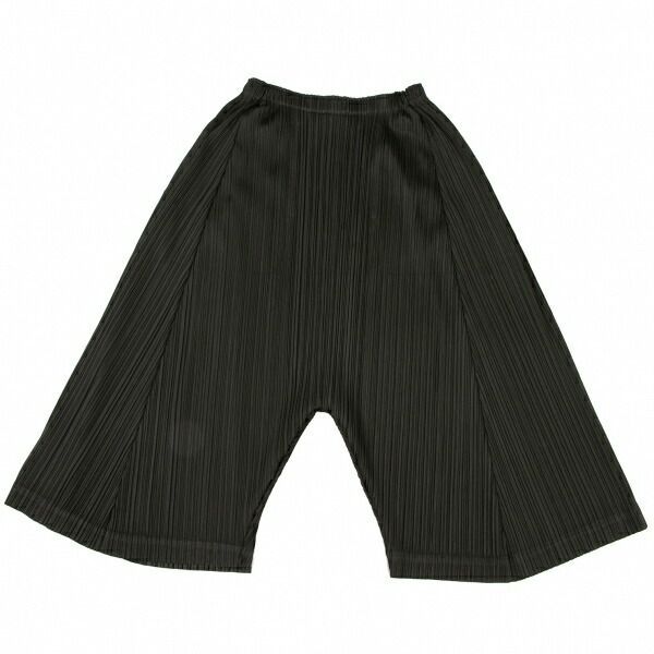 プリーツプリーズPLEATS PLEASE プリーツサルエルパンツ 深緑3 - メルカリ
