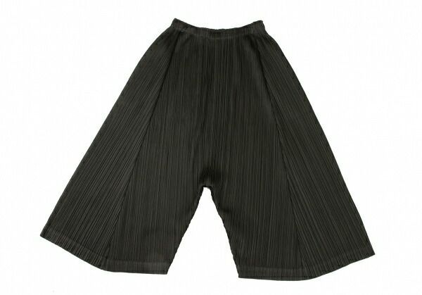 プリーツプリーズPLEATS PLEASE プリーツサルエルパンツ 深緑3 - メルカリ