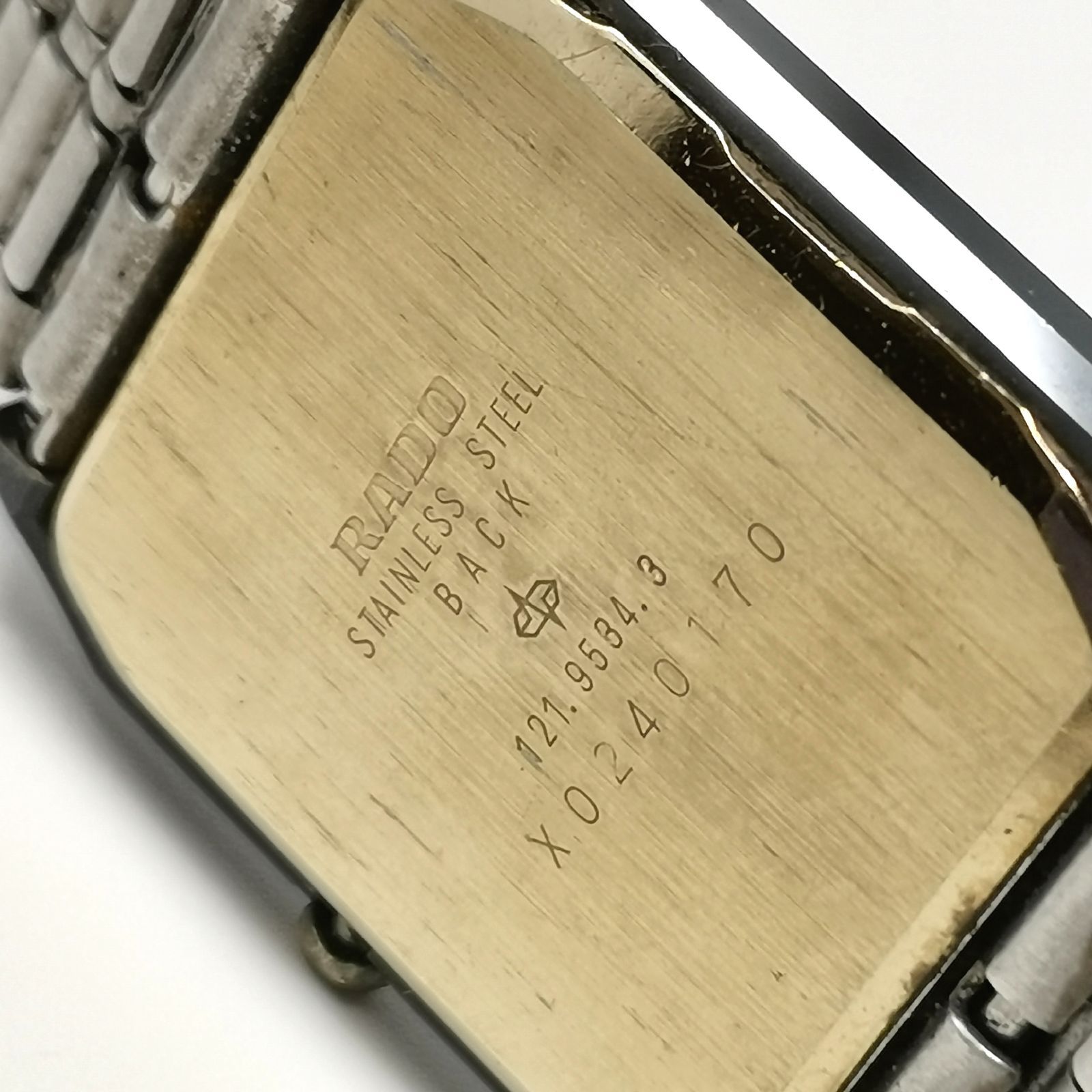 RADO ラドー DIASTAR ダイアスター メンズ 腕時計 スクエア 文字盤