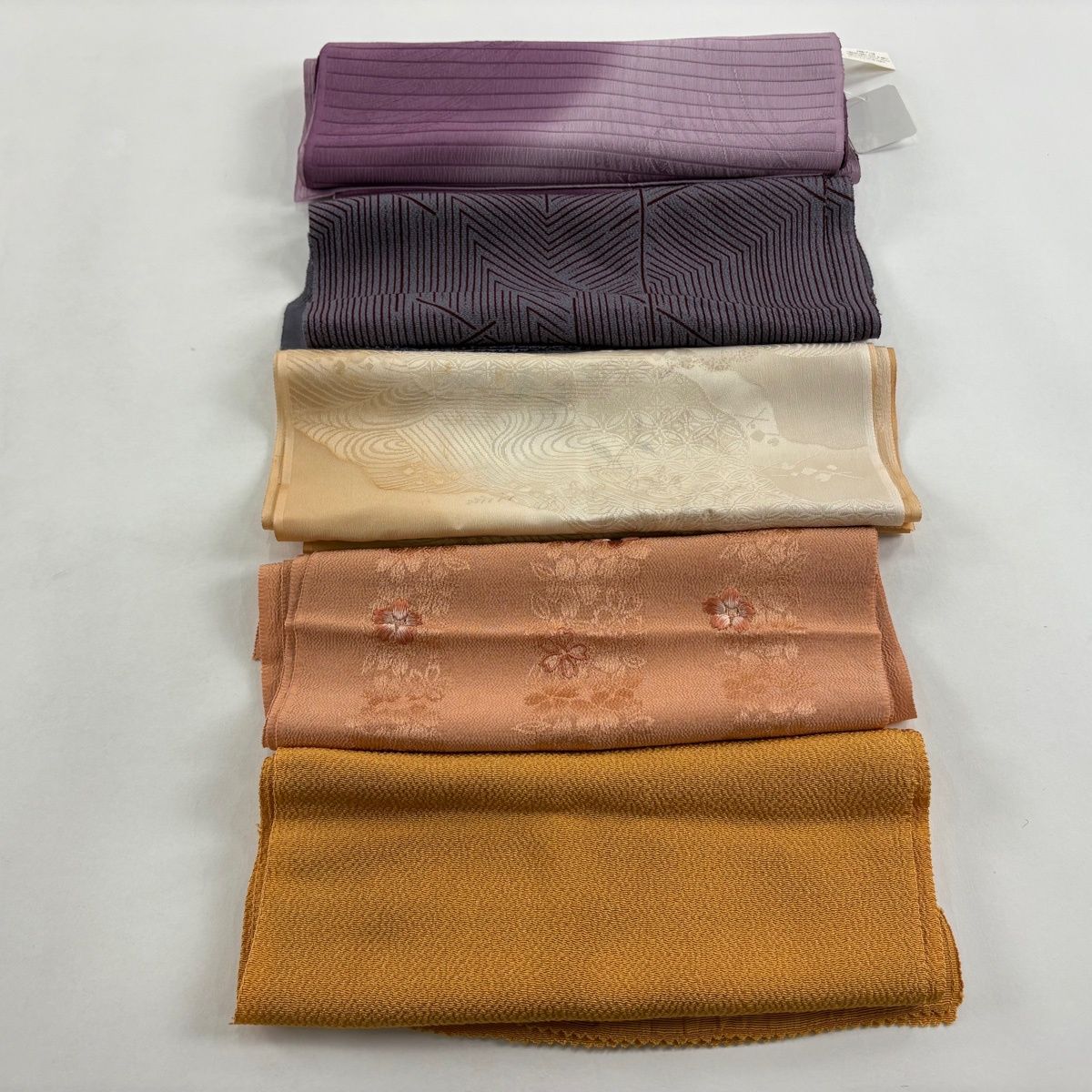 帯揚げ 優品 オレンジ 正絹 和装小物