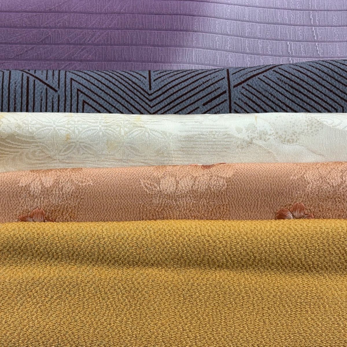 帯揚げ 優品 オレンジ 正絹 和装小物