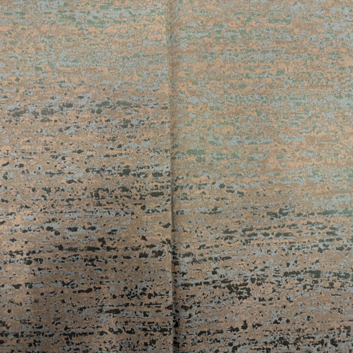  付下げ 身丈157 cm 裄丈65.5 M 袷 霞 ぼかし 灰緑 正絹 秀品 一つ紋 訪問着 付け下げ 着物