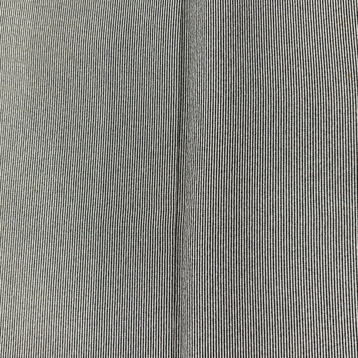 江戸小紋 身丈163cm 裄丈66cm M 袷 落款 万筋 灰色 正絹 秀品 一つ紋