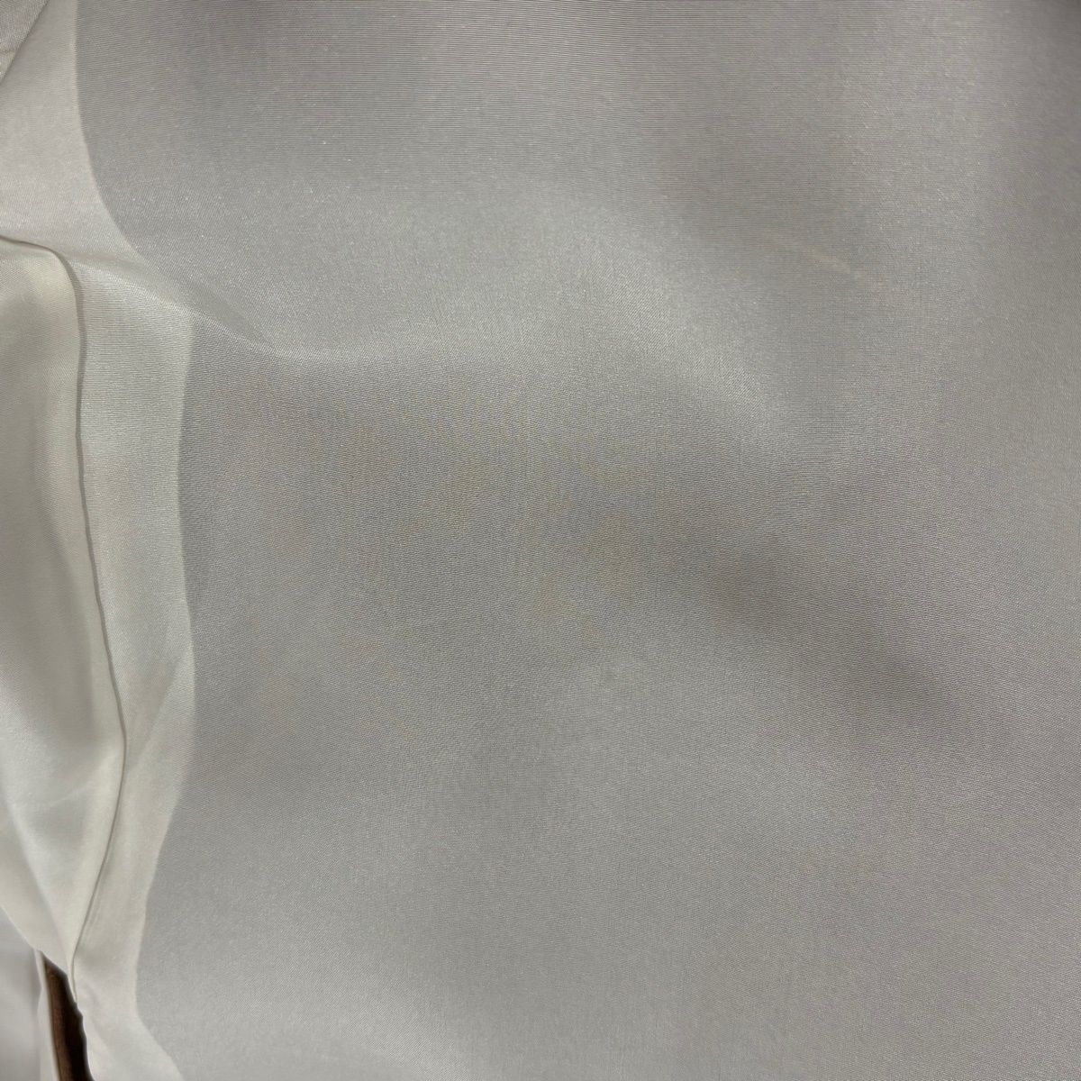  訪問着 身丈164 cm 裄丈63 5 S 袷 落款 菊 蔓帯 金糸 金彩 茶色 正絹 秀品 訪問着 付け下げ 着物