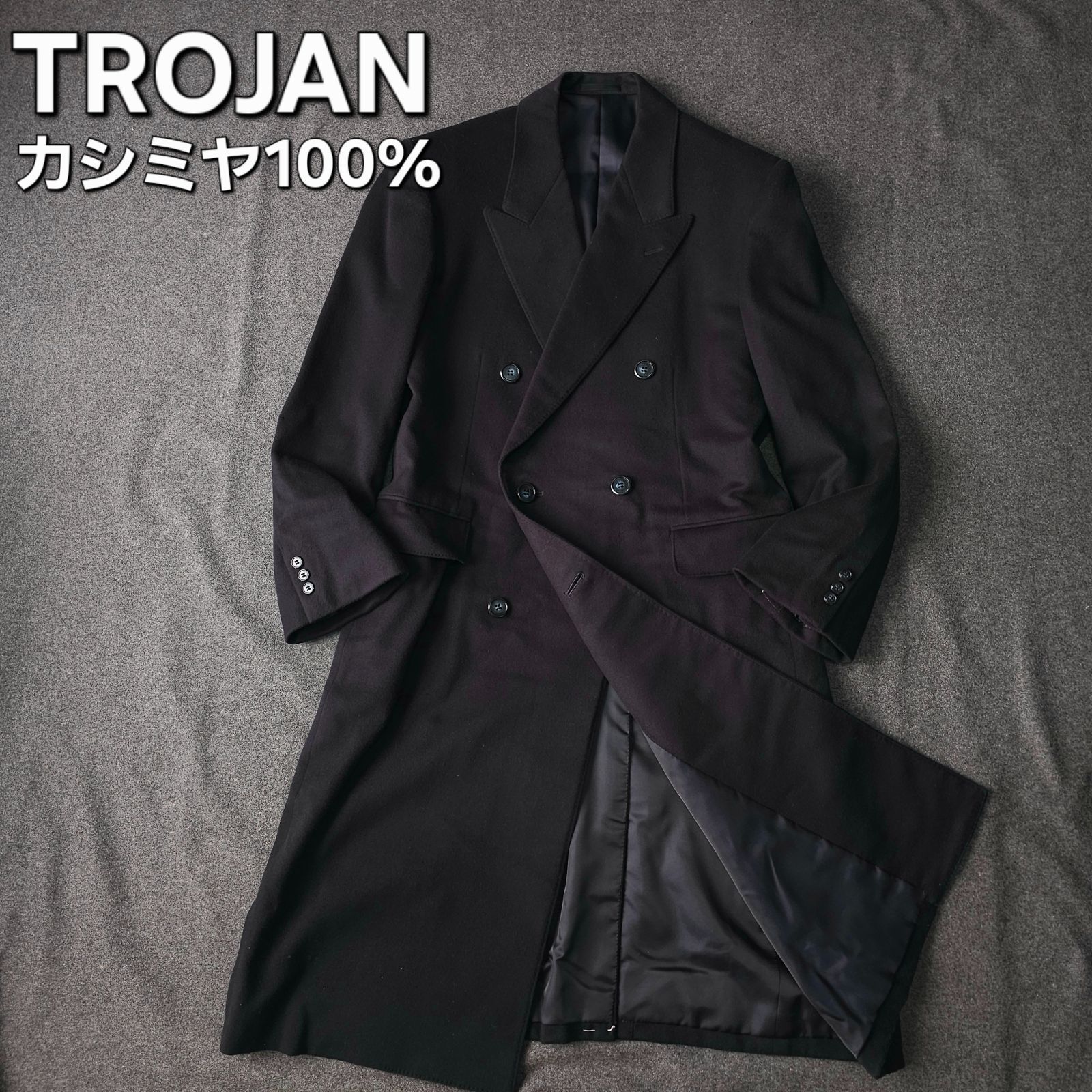 極美品✨ロロピアーナ TROJAN カシミヤ100% チェスターコート 黒 M 低 価格ファッション - 極美品✨ロロピアーナ TROJAN カシミヤ100