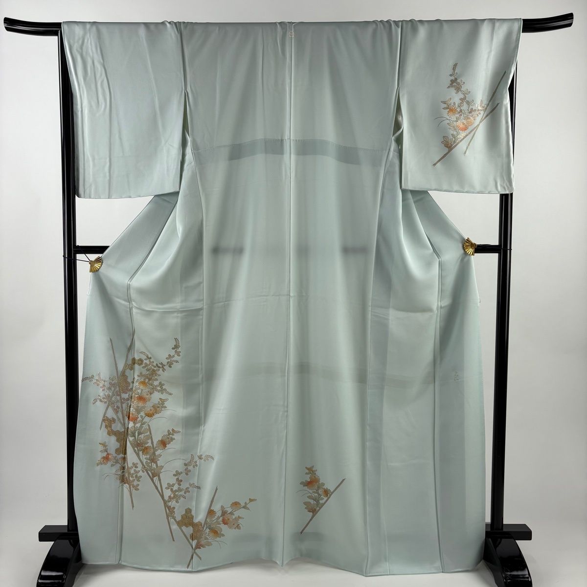 付下げ　臙脂　美品　裄長め 付下げ 臙脂 美品 裄長め