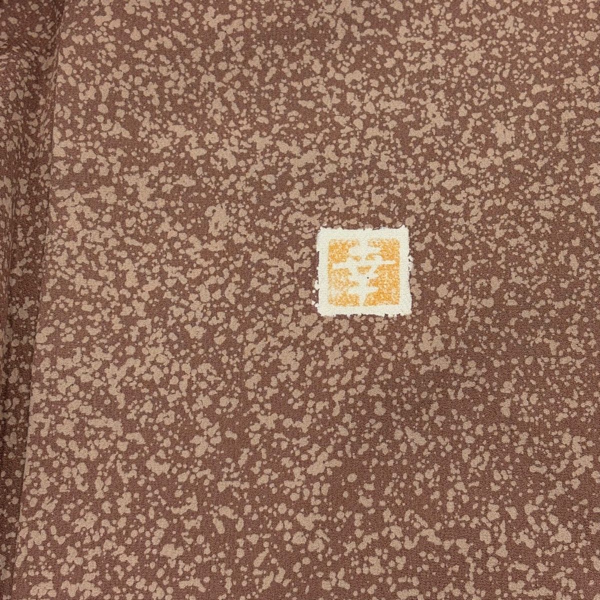 付下げ 身丈160cm 裄丈65cm M 袷 花井幸子 落款 幾何学模様 染分け 薄 付下げ 身丈160cm 裄丈65cm M 袷 花井幸子 落款 幾何学模様 染分け 薄