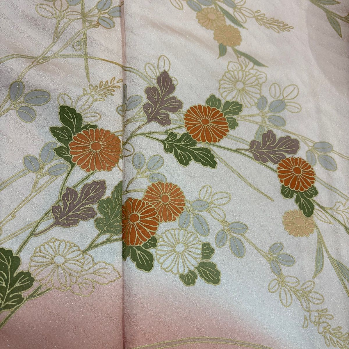 サーモンピンク 正絹