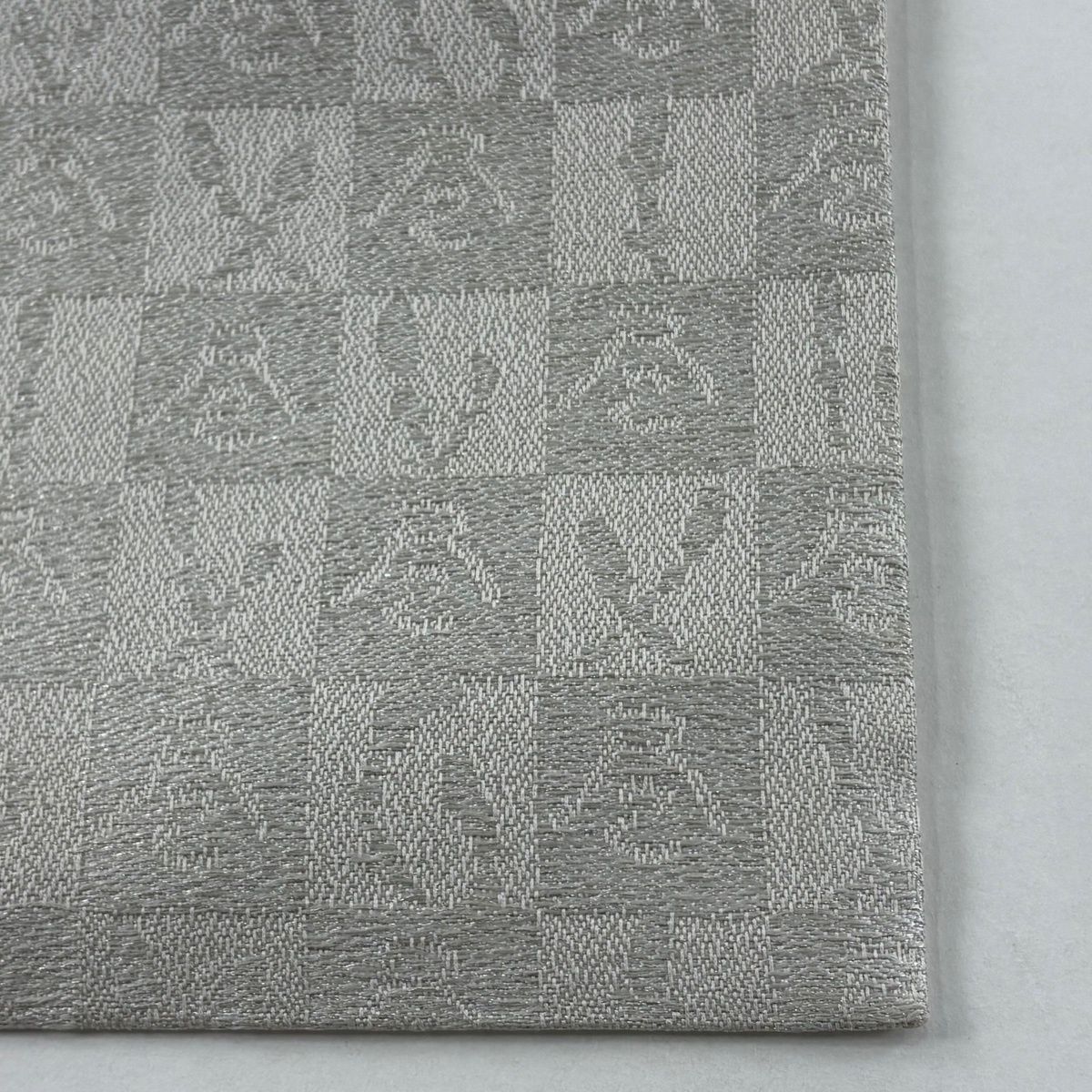  名古屋帯 誉田屋源兵衛 共 き 花菱 松 箔 金銀糸 灰色 正絹 名古屋帯 帯