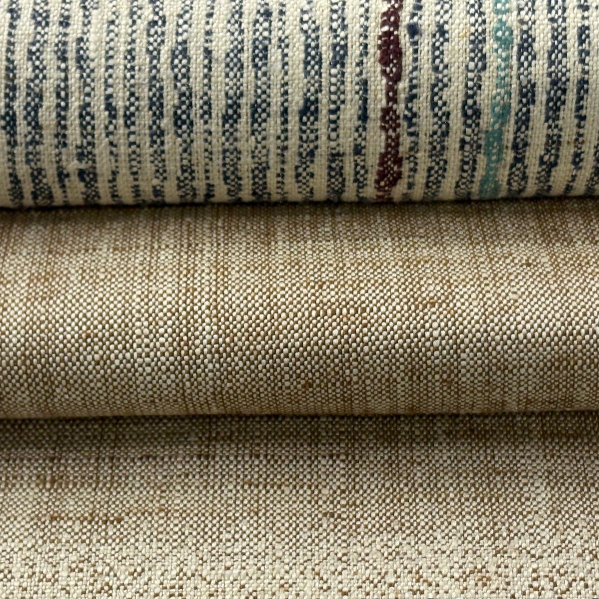 美品】 名古屋帯 逸品 渡文 落款 八寸名古屋帯 松葉仕立て 縞 幾何学