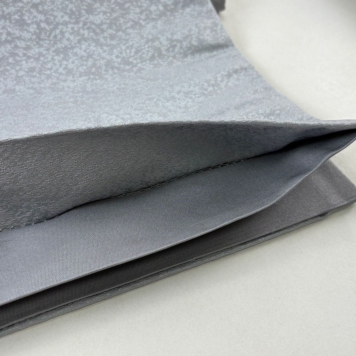 美品】 袋帯 逸品 和田光正 落款 姫 月 銀通し 金銀彩 青灰色 お太鼓柄