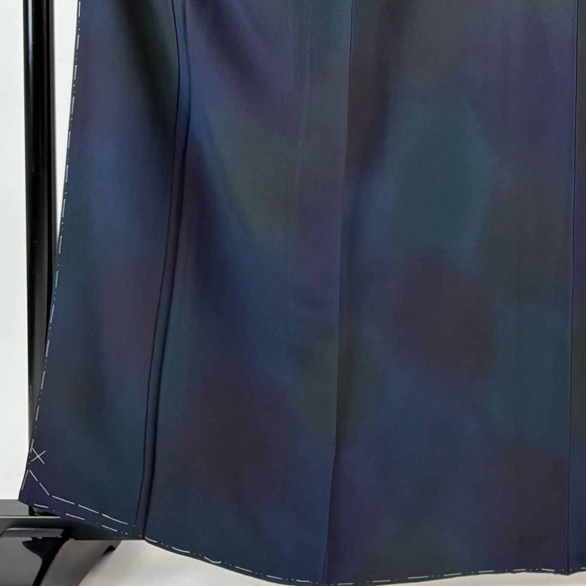 美品】 小紋 身丈162.5cm 裄丈66.5cm M 袷 前田仁仙 落款 ぼかし柄