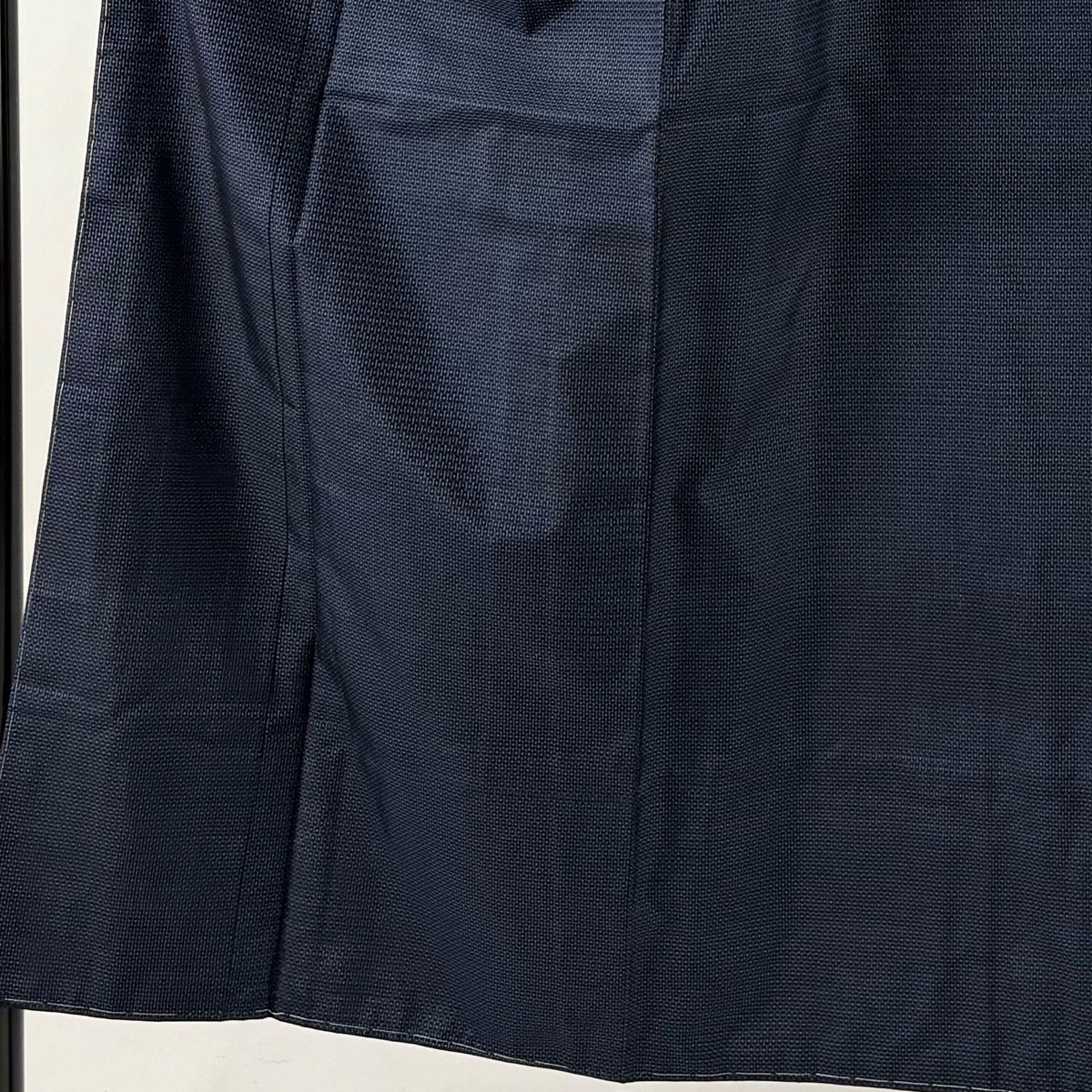 男着物 身丈148 cm 裄丈71 L 袷 アンサンブル 紬 やまと 亀甲絣 紺色 正絹