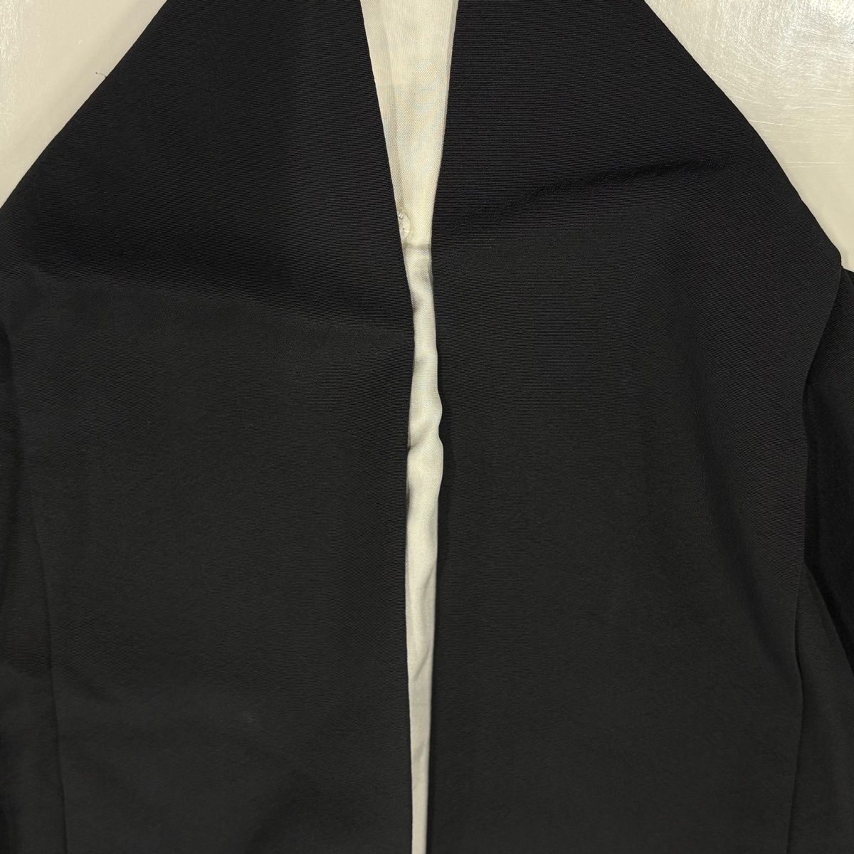 付下げ 身丈157cm 裄丈63cm S 袷 草野一騎 落款 松葉 金彩 ぼかし 墨色