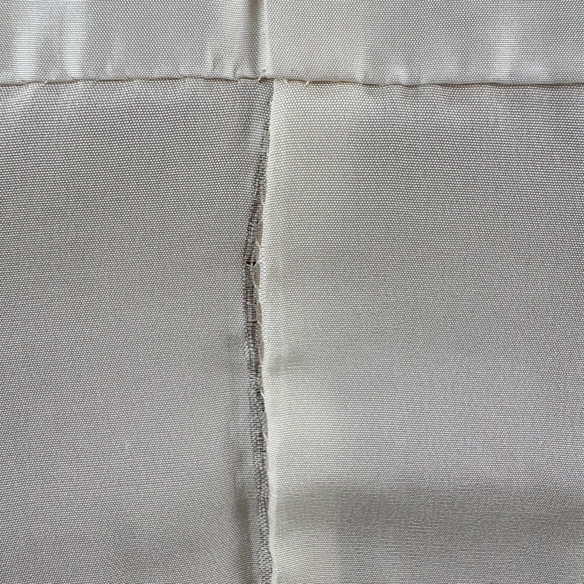 結城紬 身丈165cm 裄丈62.5cm S 袷 本場結城紬 証紙 ピンクベージュ