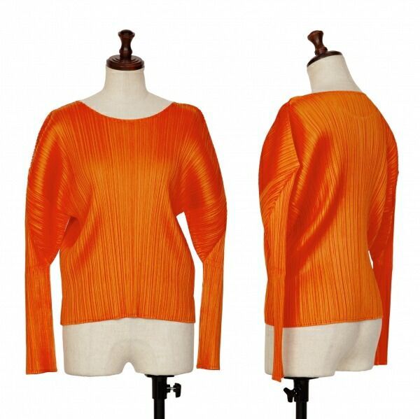 プリーツプリーズ PLEATS PLEASE タートルネックカットソーオレンジ3 プリーツプリーズPLEATS PLEASE プリーツカットソー オレンジ3 - メルカリ