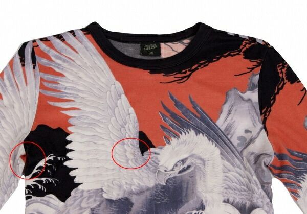 ジャンポールゴルチエ ファムJean Paul GAULTIER FEMME 鷹プリント和柄