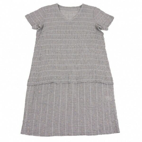 イッセイミヤケ ハートISSEY MIYAKE HaaT レインボーボーダーチェック