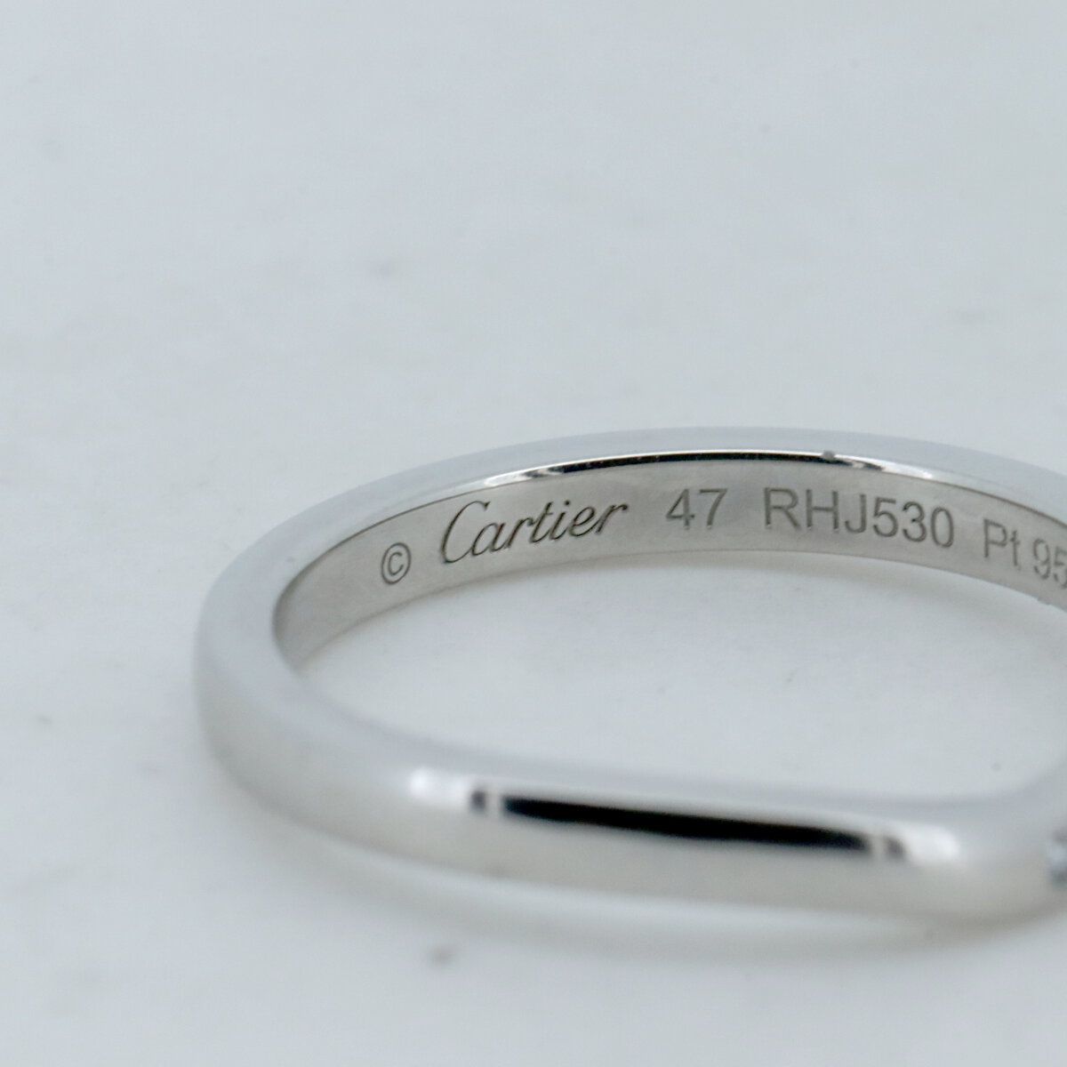 カルティエ バレリーナ ダイヤモンド リング 指輪 7号 Pt950(プラチナ
