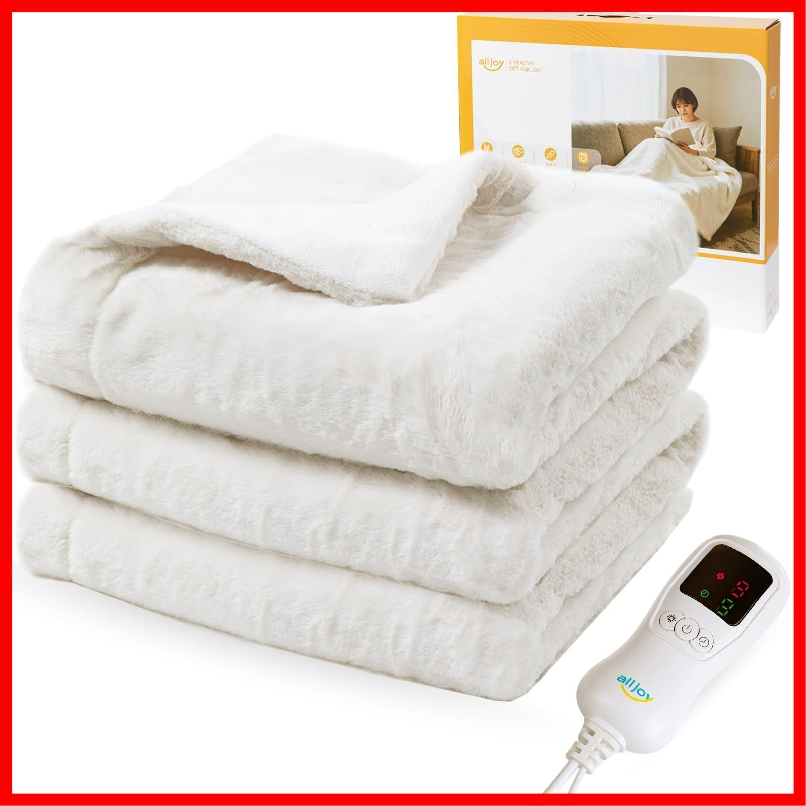 70 W 省エネ ラビット調ファー 160 120 cm シングルでもダブルでも 電気掛け毛布 9段階温度調節 9段階タイマー 敷き兼用 節電 ふわとろでんき掛けもうふ おしゃれ 速暖 電気ひざ掛け 掛け 肩掛け 暖 電気ブランケット 洗える 過熱保護 電気