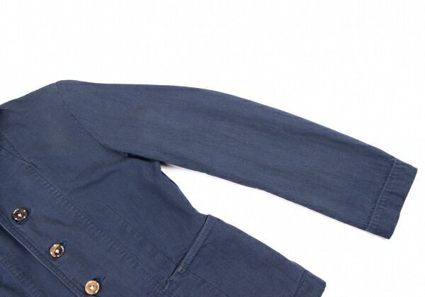 45rpm 45R umii908 藍染めショールカラージャケット インディゴ2