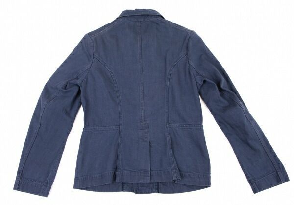 45rpm 45R umii908 藍染めショールカラージャケット インディゴ2