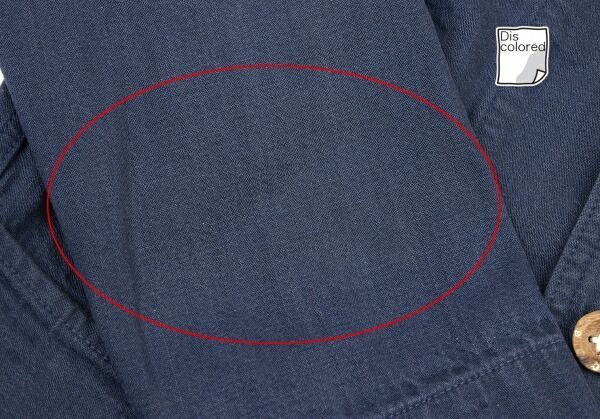 45rpm 45R umii908 藍染めショールカラージャケット インディゴ2