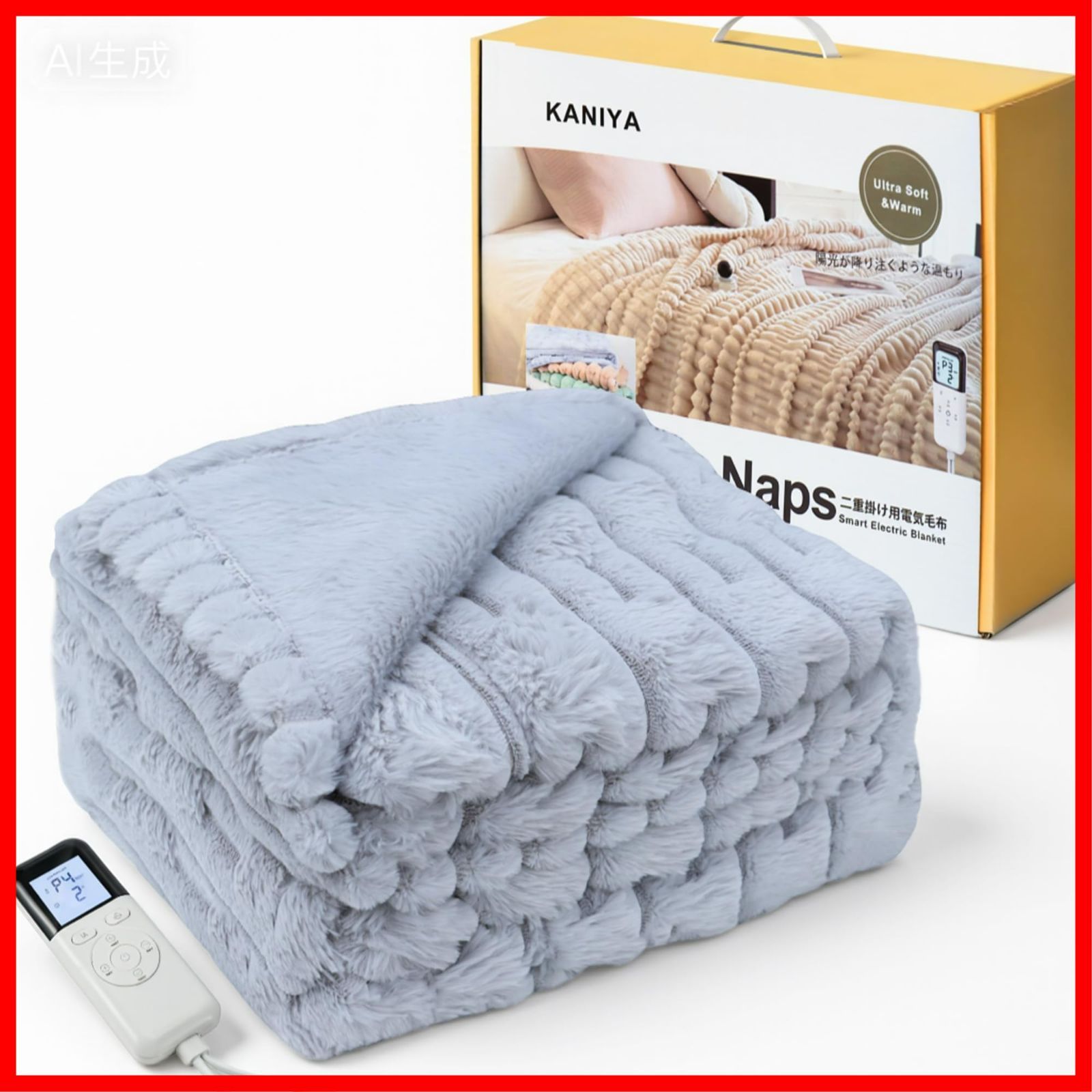 洗濯可能 6段階温度調整 表面兎毛 省エネ 電気シーツ 5段階タイマー