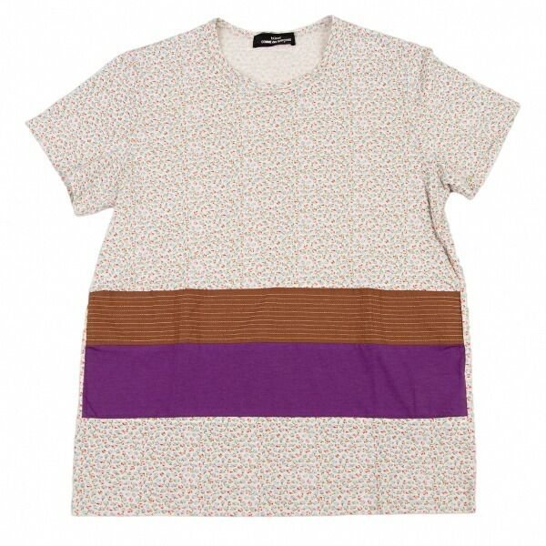 トリココムデギャルソンtricot COMME des GARCONS ライン切替フラワー