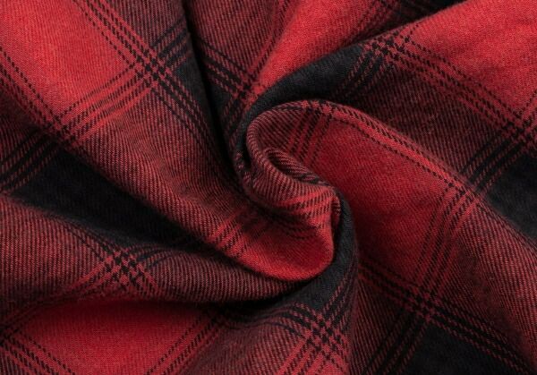 ルグランブルーL.G.B ストールネック2wayチェックシャツカーディガン