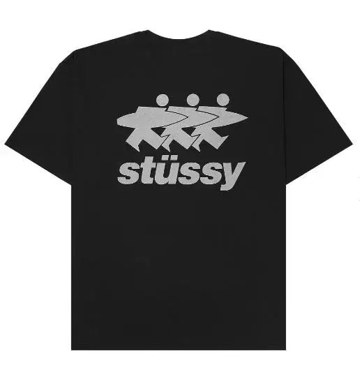 S STUSSY ステューシー サーフウォーク PIGMENT ピグメント ダイド Tシャツ ブラック