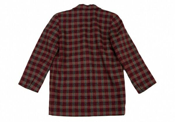 クリスチャンディオールChristian Dior ウールブロックチェック