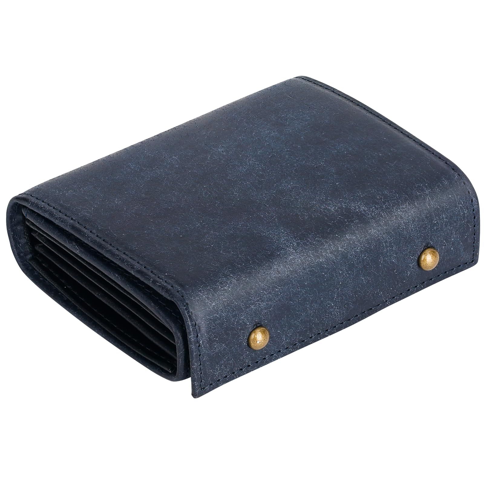 ミニ財布 イタリアンレザー 二つ折り財布 小さい財布 カードケース 2