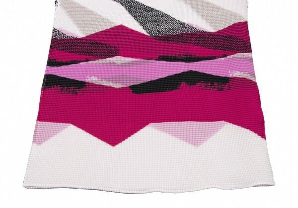 イッセイミヤケ ミーISSEY MIYAKE me マルチボーダーボックスプリーツ