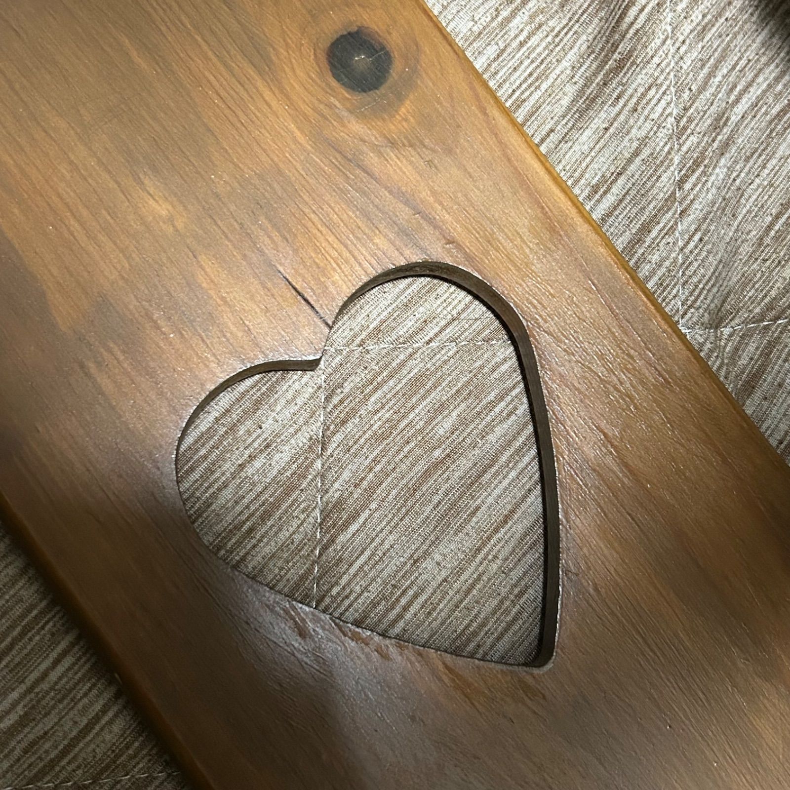 アンファン キルトラック パイン材 ハート カントリー 木製家具 人気