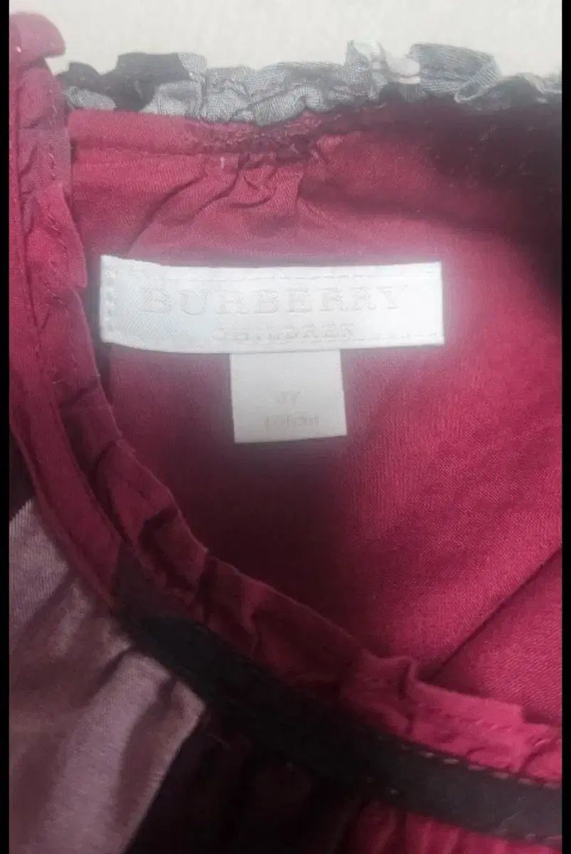 バーバリー キッズ チェック ロング ONE PIECE