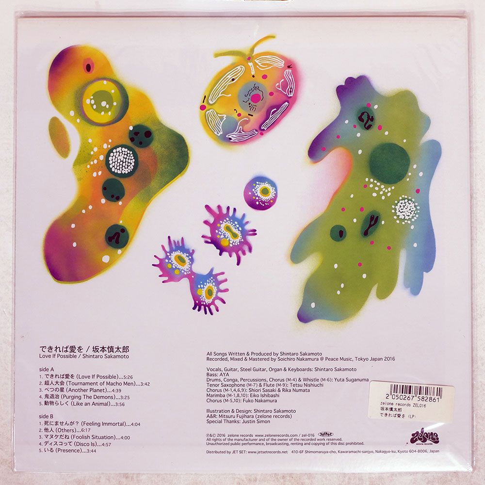 国内盤 坂本慎太郎/できれば愛を/ZELONE ZEL016 LP - メルカリ