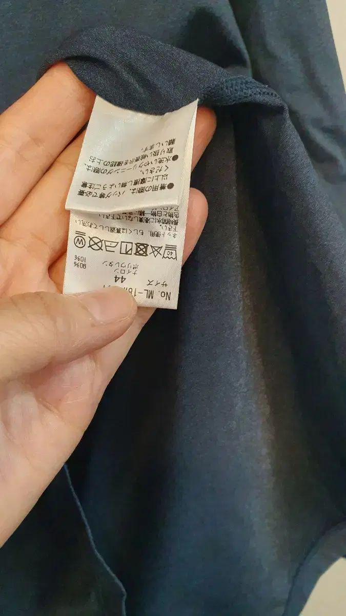 MARK & LONA マークアンドロナ インナー Tシャツ 44 ネイビー カラー