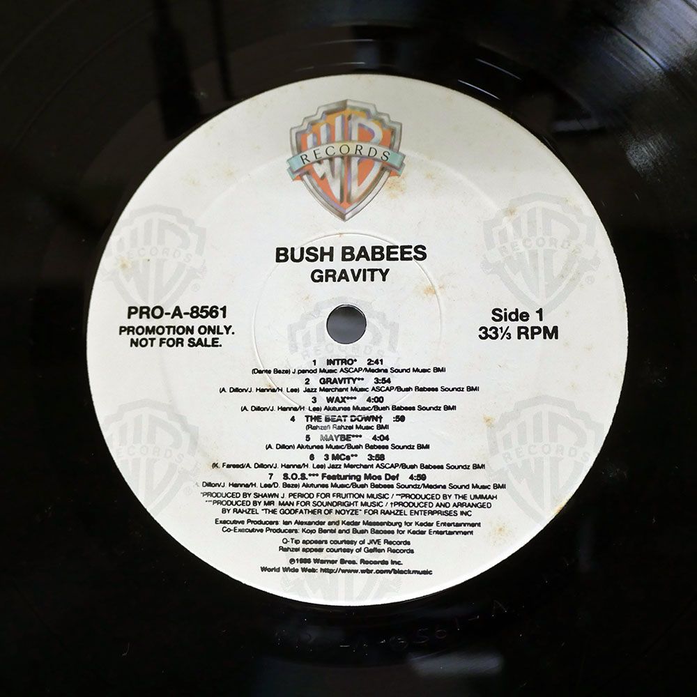 ジャンク,見本盤 US盤 DA BUSH BABEES/GRAVITY/WARNER BROS. PROA8561