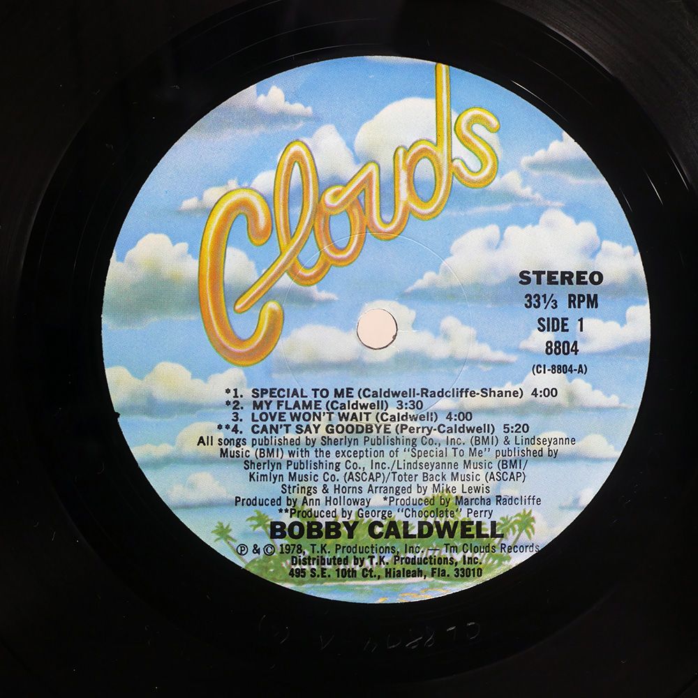 US盤 BOBBY CALDWELL/SAME/CLOUDS CL8804 LP - メルカリ