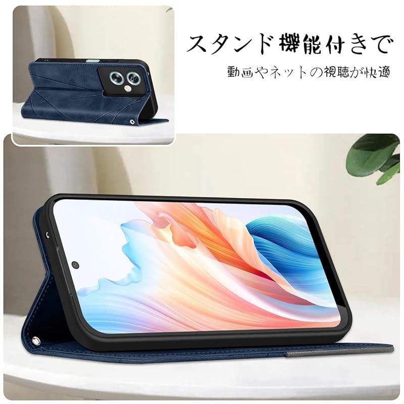 新品】 【KEHUALLE】For OPPO A79 5G ケース 手帳型 オッポ エー79