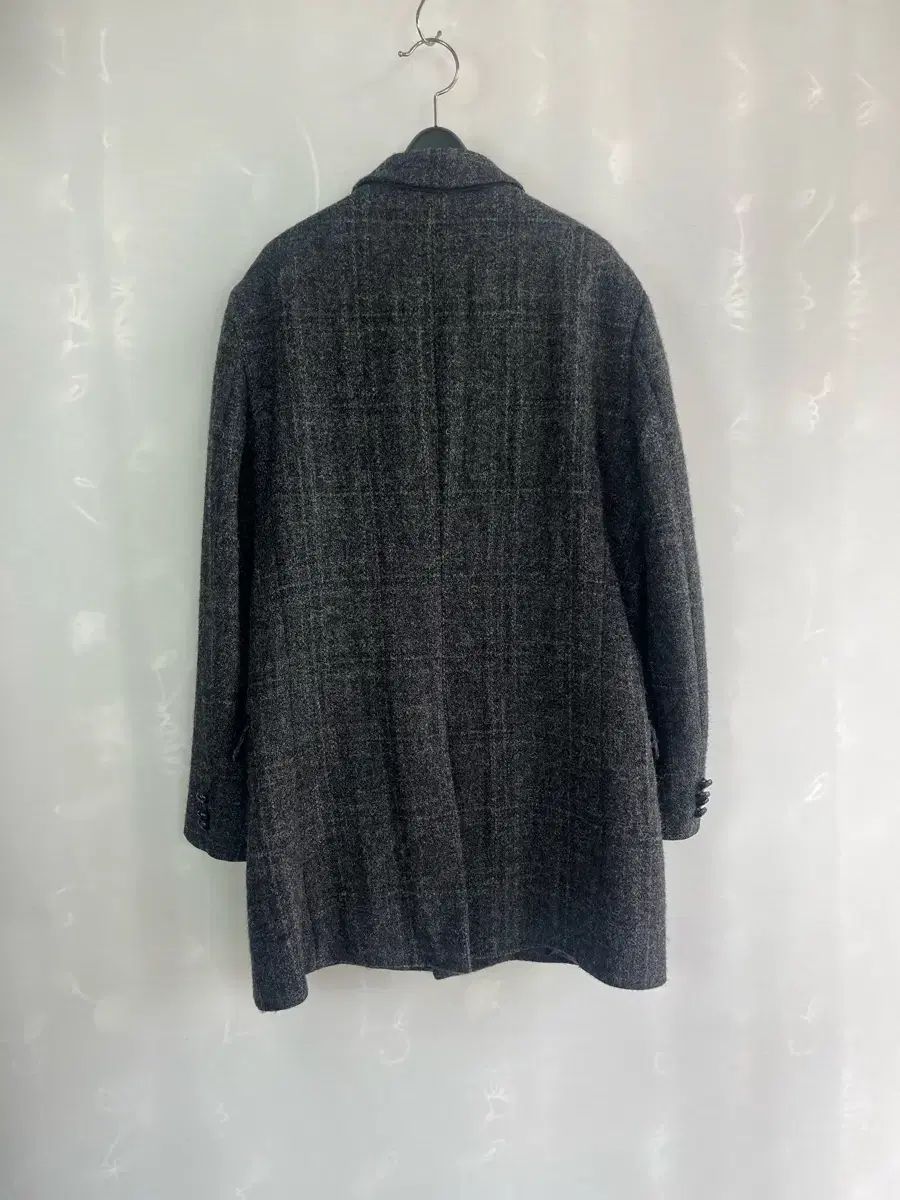 ★ オーダー品 ヘジス ハリーツイード ウール ハーフコート スリムフィット 小売 100