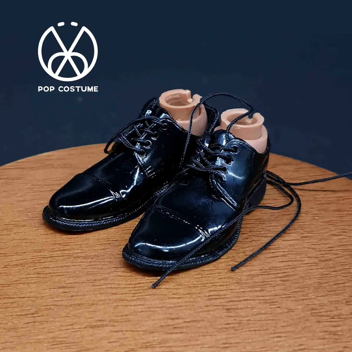 ポップトイ ブラック ウール スーツ 靴+足パーツ 12インチ フィギュア