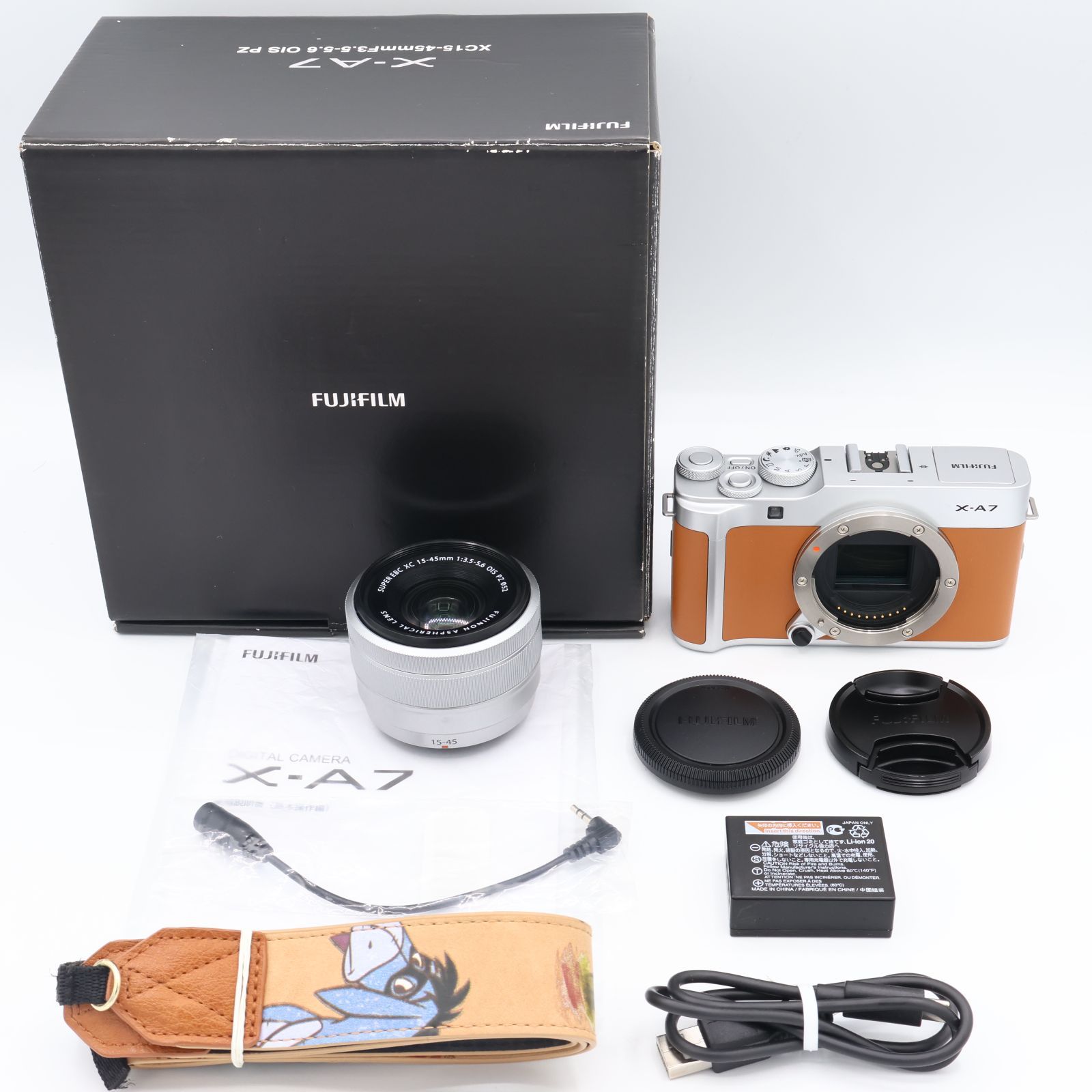 富士フイルム FUJIFILM ミラーレス一眼カメラ X-A7レンズキット キャメル X-A7LK-CA 251204_9W002922