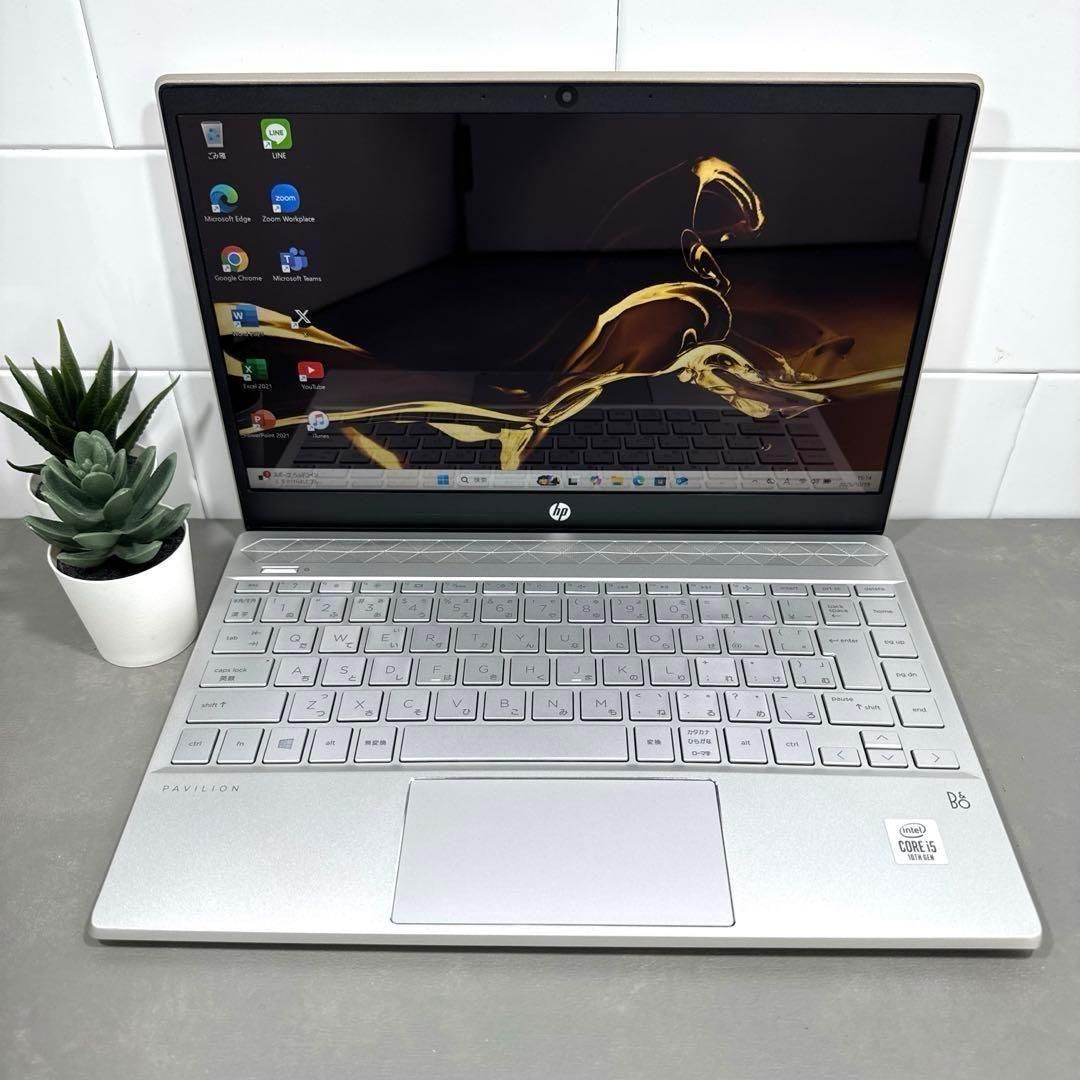 高性能 HP モダンゴールド☘10世代i 5☘NVMe 512 GB