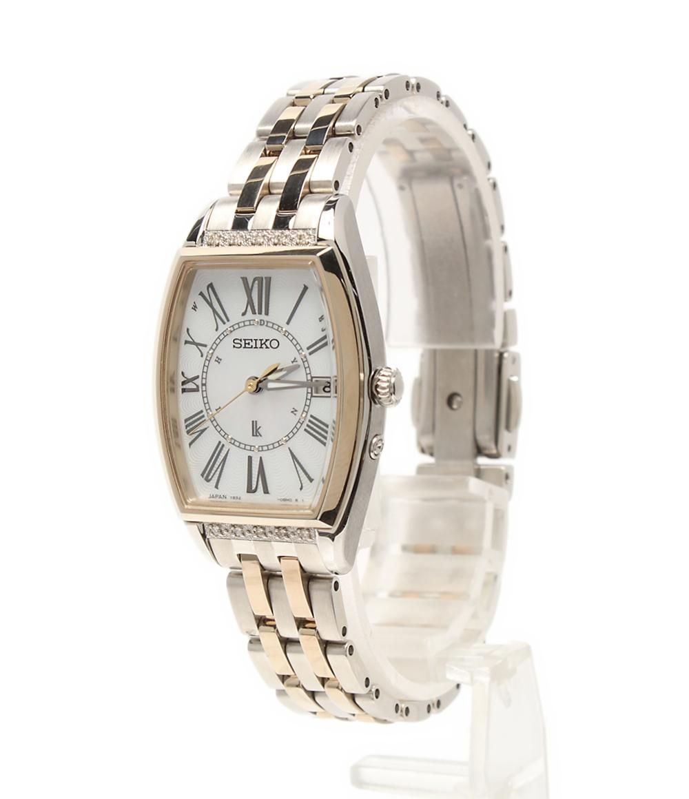セイコー 腕時計 lk ルキア 1 B 32-0 AR 0 ソーラー シェル レディース SEIKO