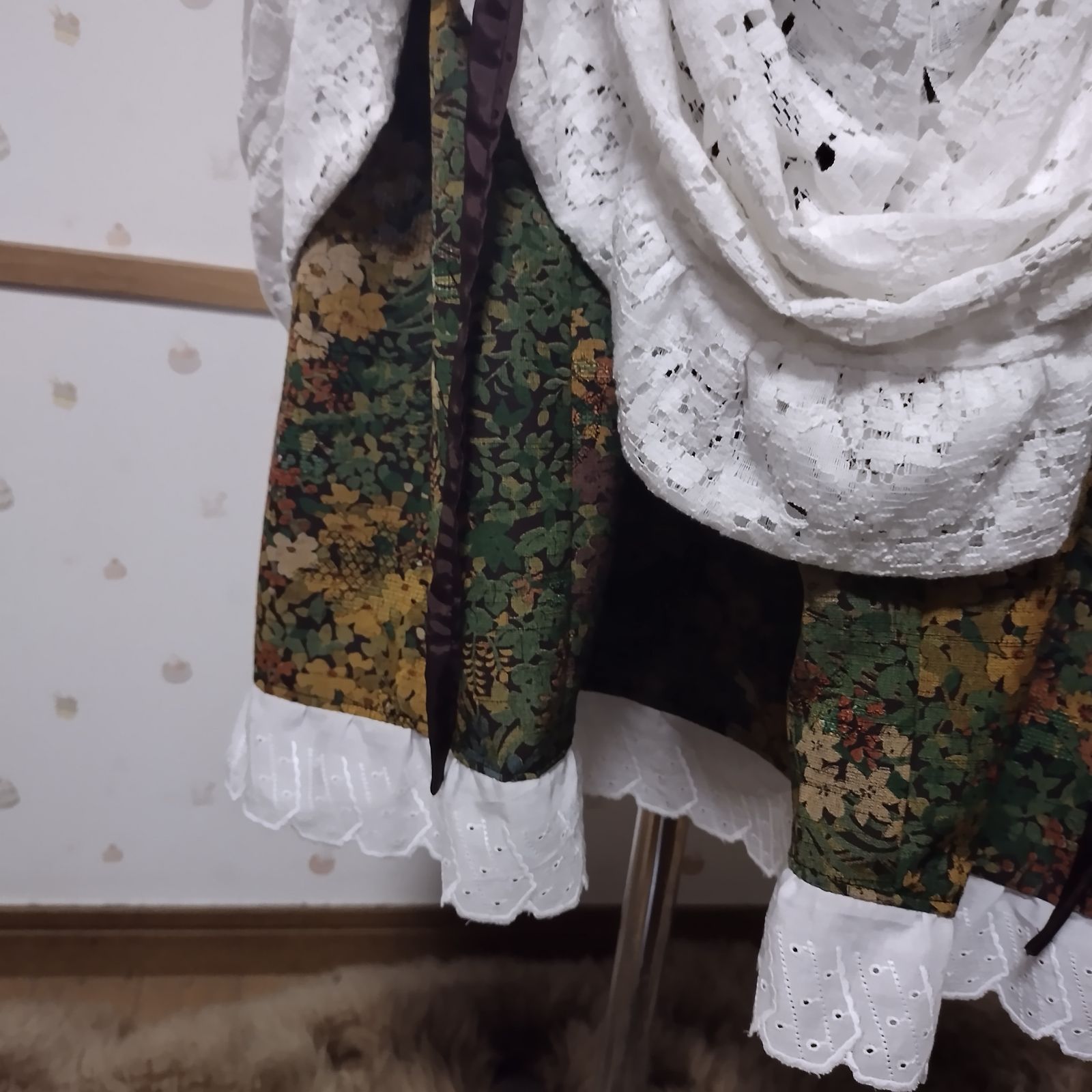  着物リメイク そこにある幸福 トップスとスカートのset ワンピース チュニック ファッション