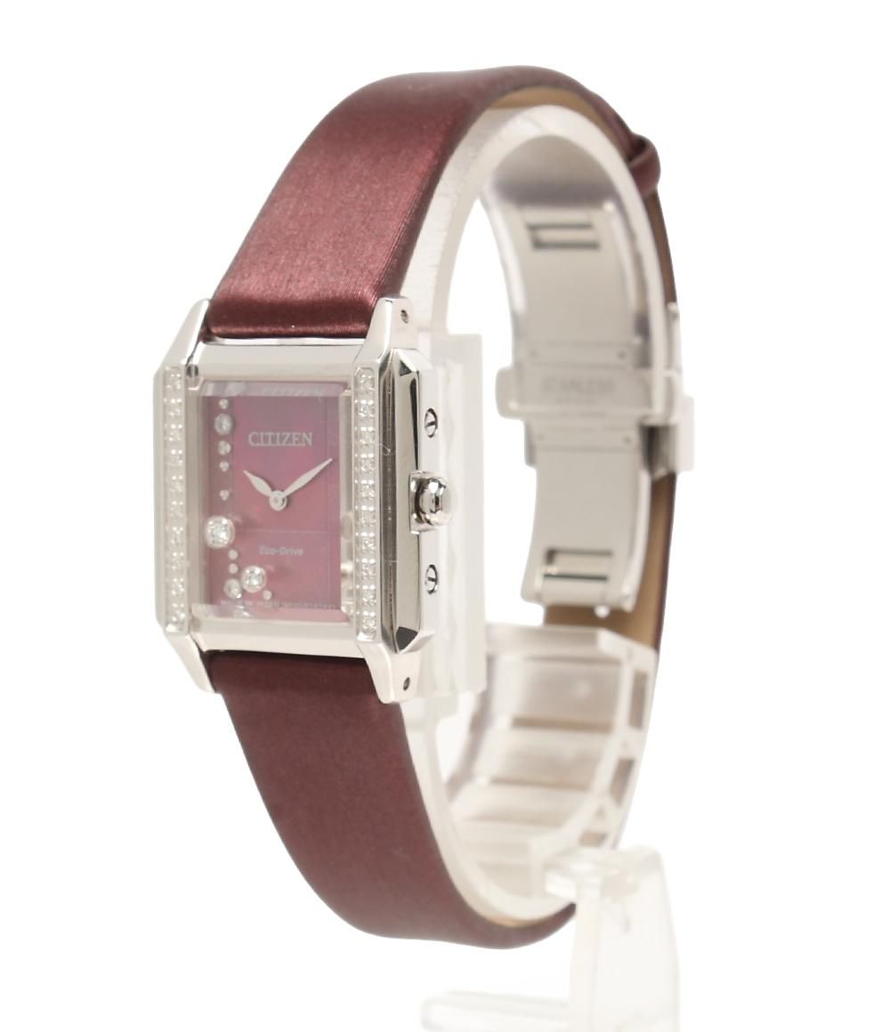 シチズン 腕時計 エル G 620-S 117780 ソーラー レッドパープル レディース CITIZEN